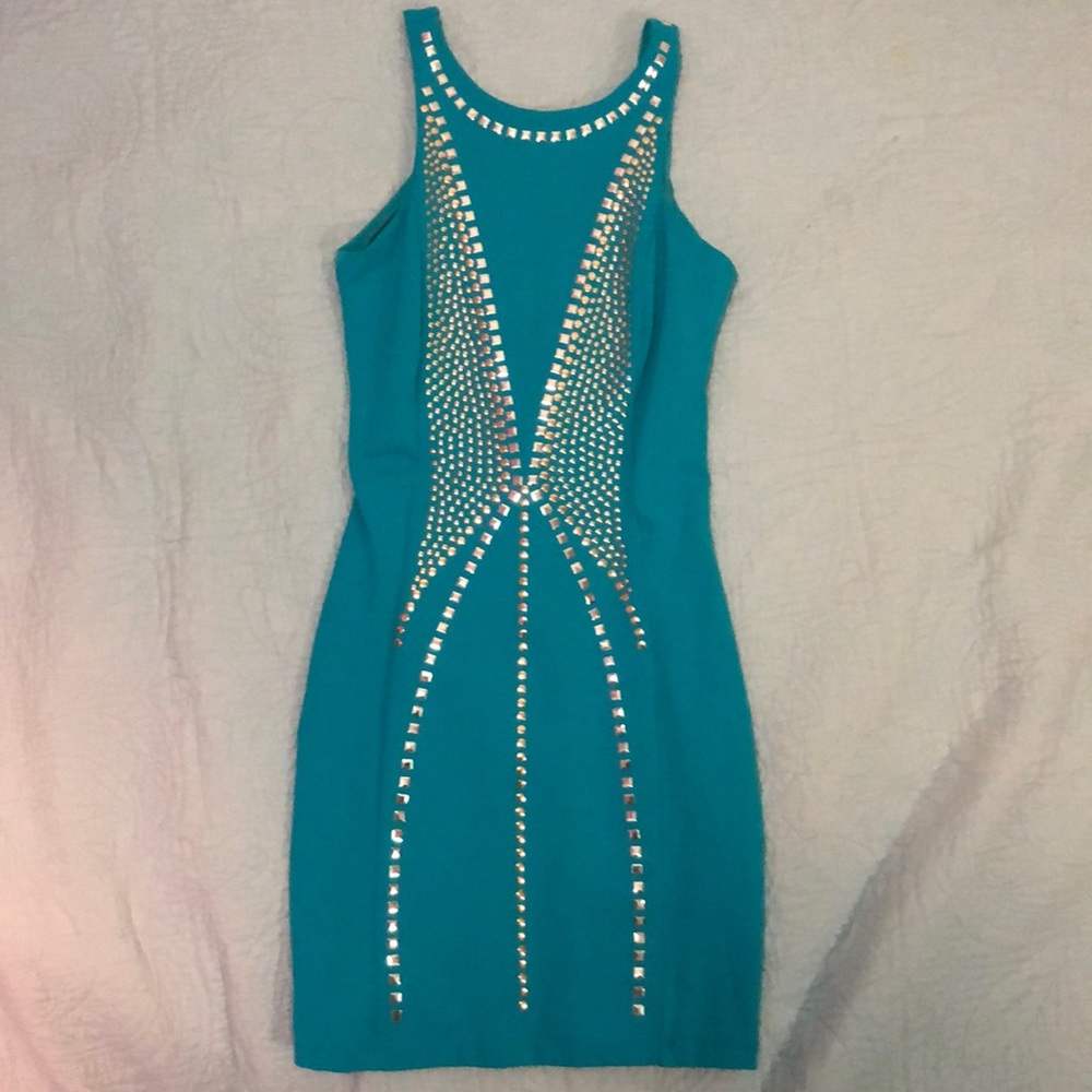 Blue Mini Dress